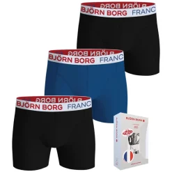Underkläder | Björn Borg COTTON TRETCH BOXER FRANCE 3-PACK HERR