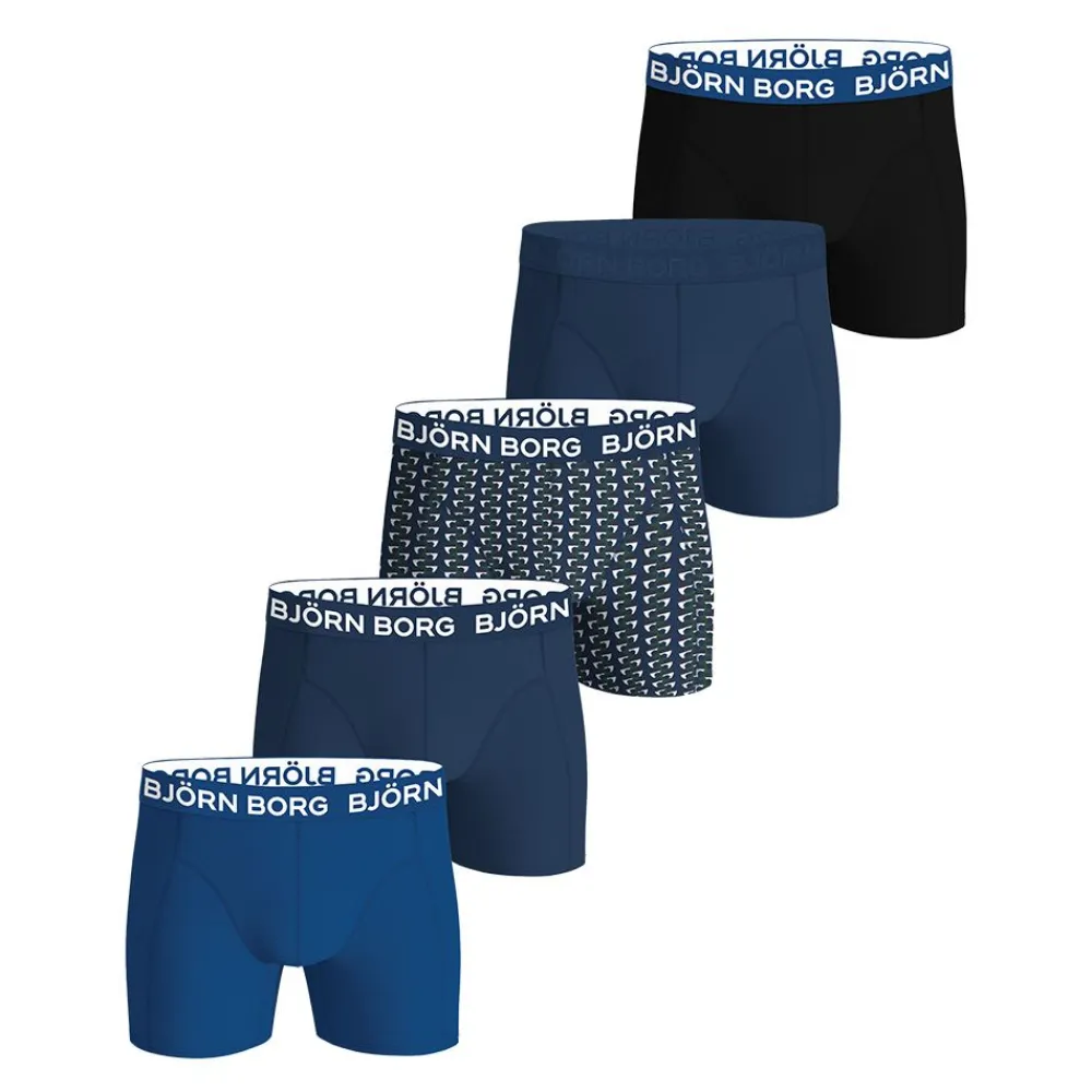 Underkläder | Björn Borg Cotton tretch Boxer 5-Pack Herr