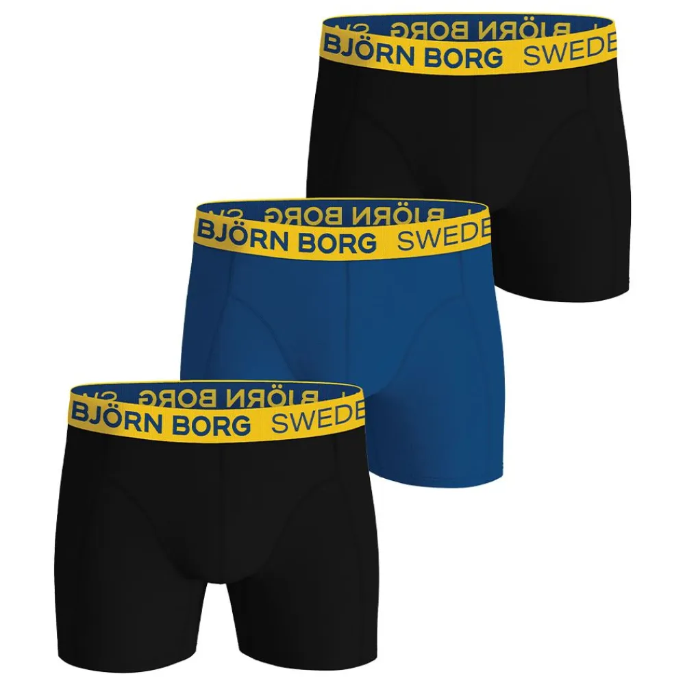Clearance Björn Borg COTTON STRETCH BOXER SWEDEN 3-PACK HERR