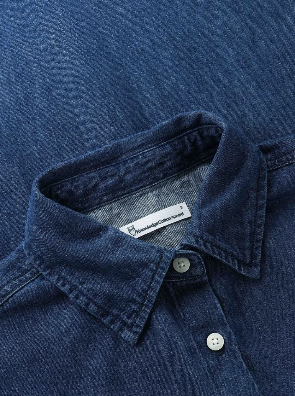 Knowledge Cotton Denim shirt dam