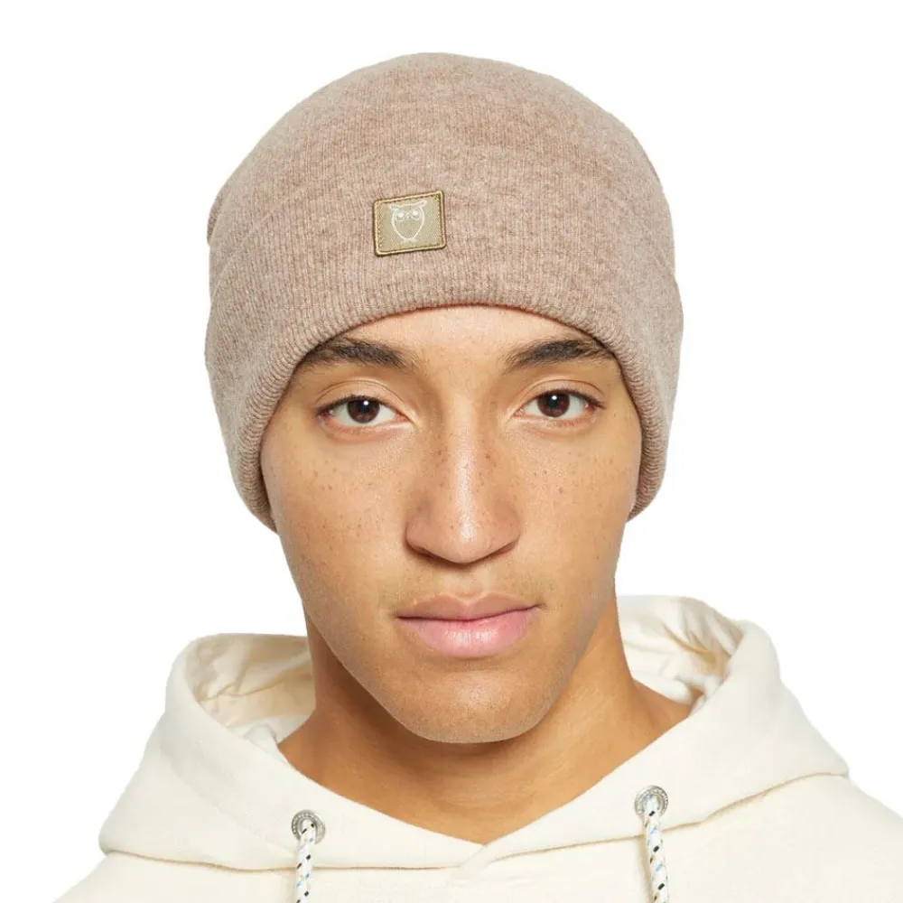 Accessoarer | Knowledge Cotton Double Layer Wool Beanie