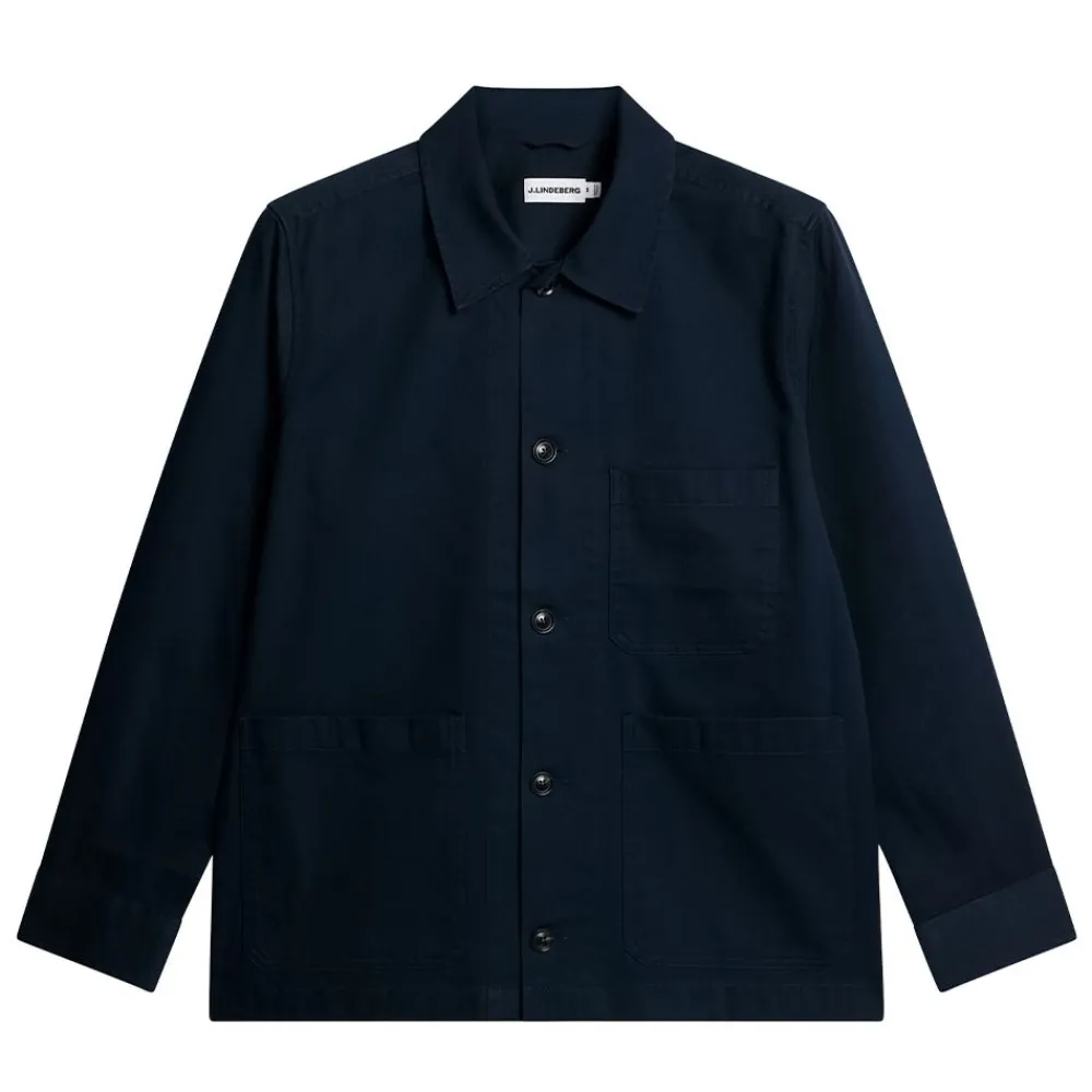 Online J.Lindeberg Easton Cotton Overshirt Herr