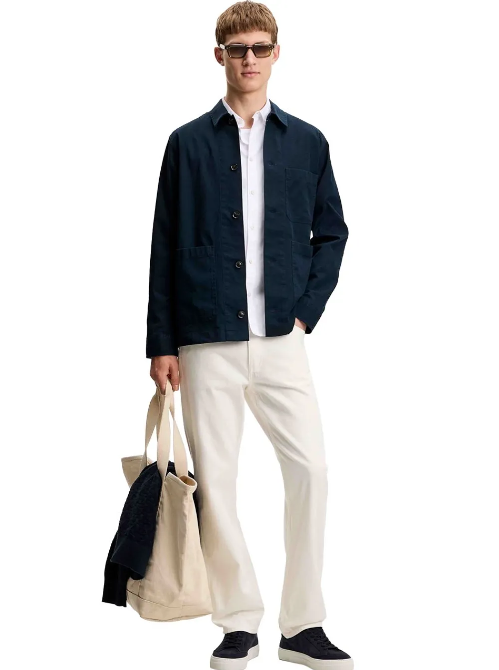 Online J.Lindeberg Easton Cotton Overshirt Herr