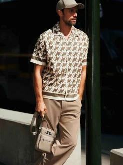 Discount J.Lindeberg Ellis Border Resort Shirt Herr