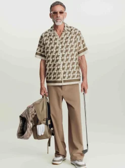 Discount J.Lindeberg Ellis Border Resort Shirt Herr