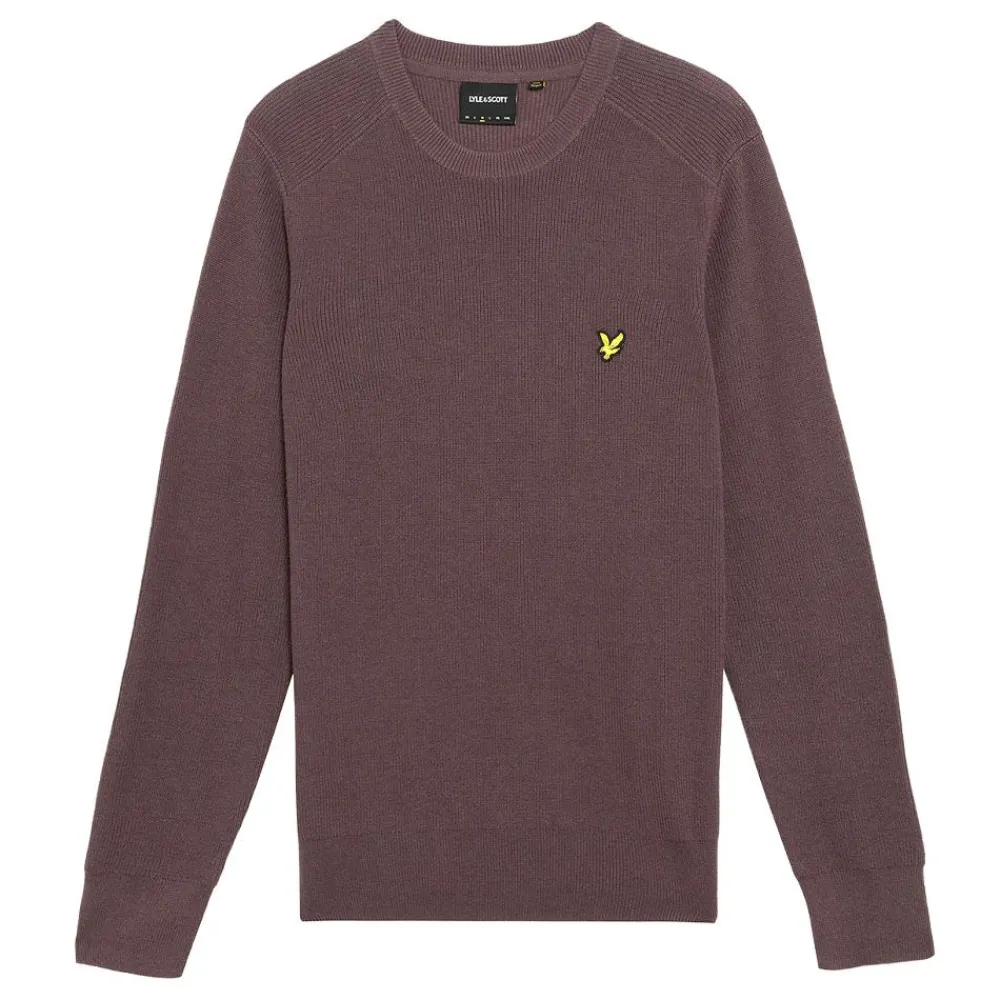 Tröjor|Allt Under Överdelar | Lyle & Scott Engineered Rib Crew Neck herr