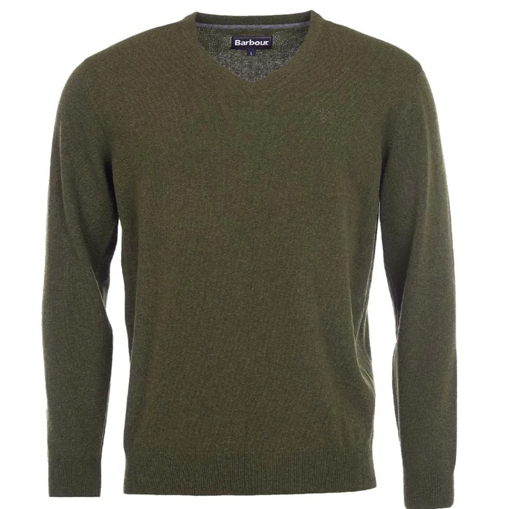 Discount Barbour Essential Pullover Wolle V-Neck Herr