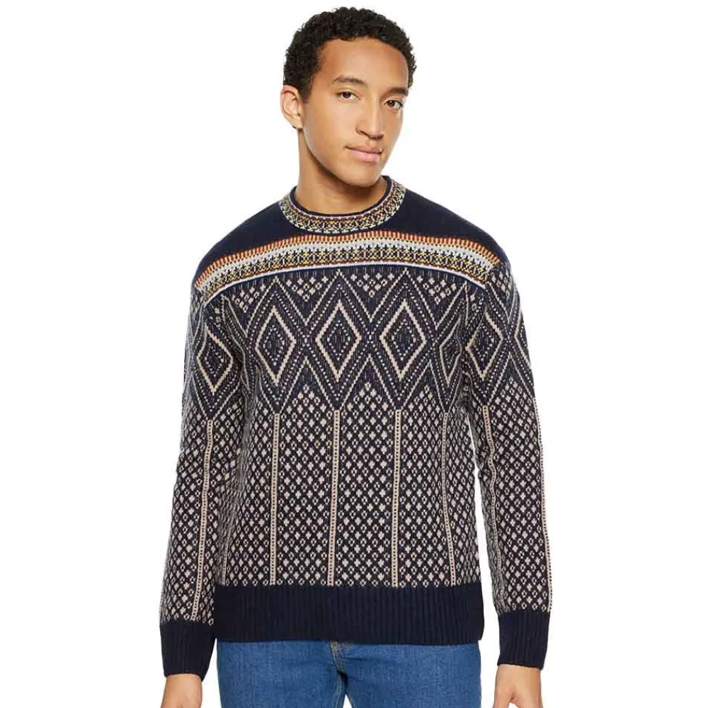 Allt Under Överdelar | Knowledge Cotton Fair Ise Crew Neck ambswoo Knit Herr