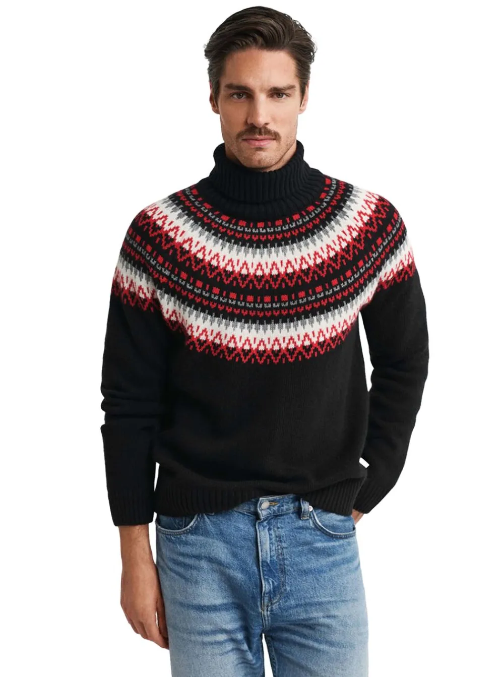 Clearance GANT FAIR ISLE TURTLENECK herr