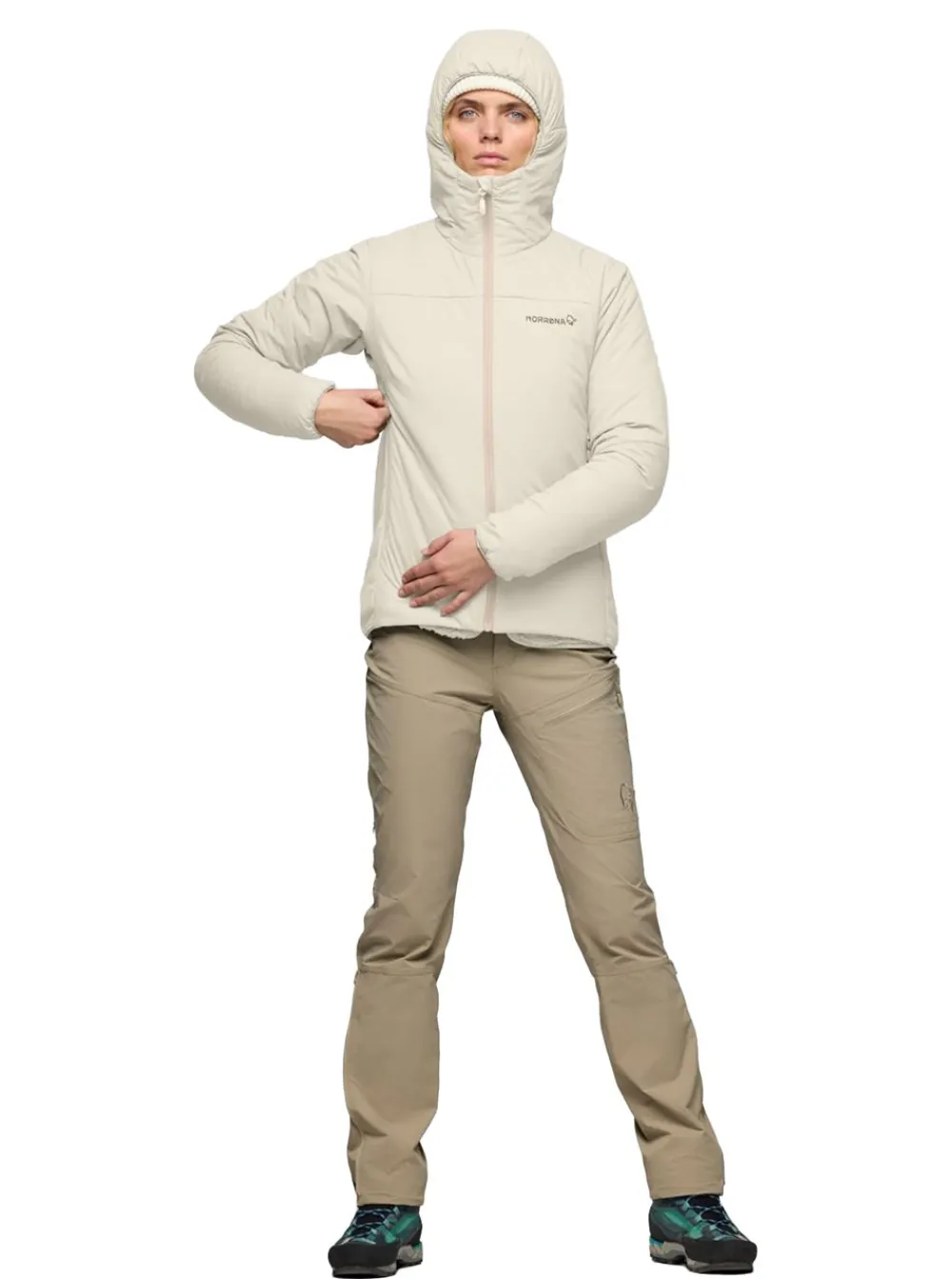 Lättviktsjackor|Allt Inom Outdoor | Norröna femund thermo60 Zip Hood dam