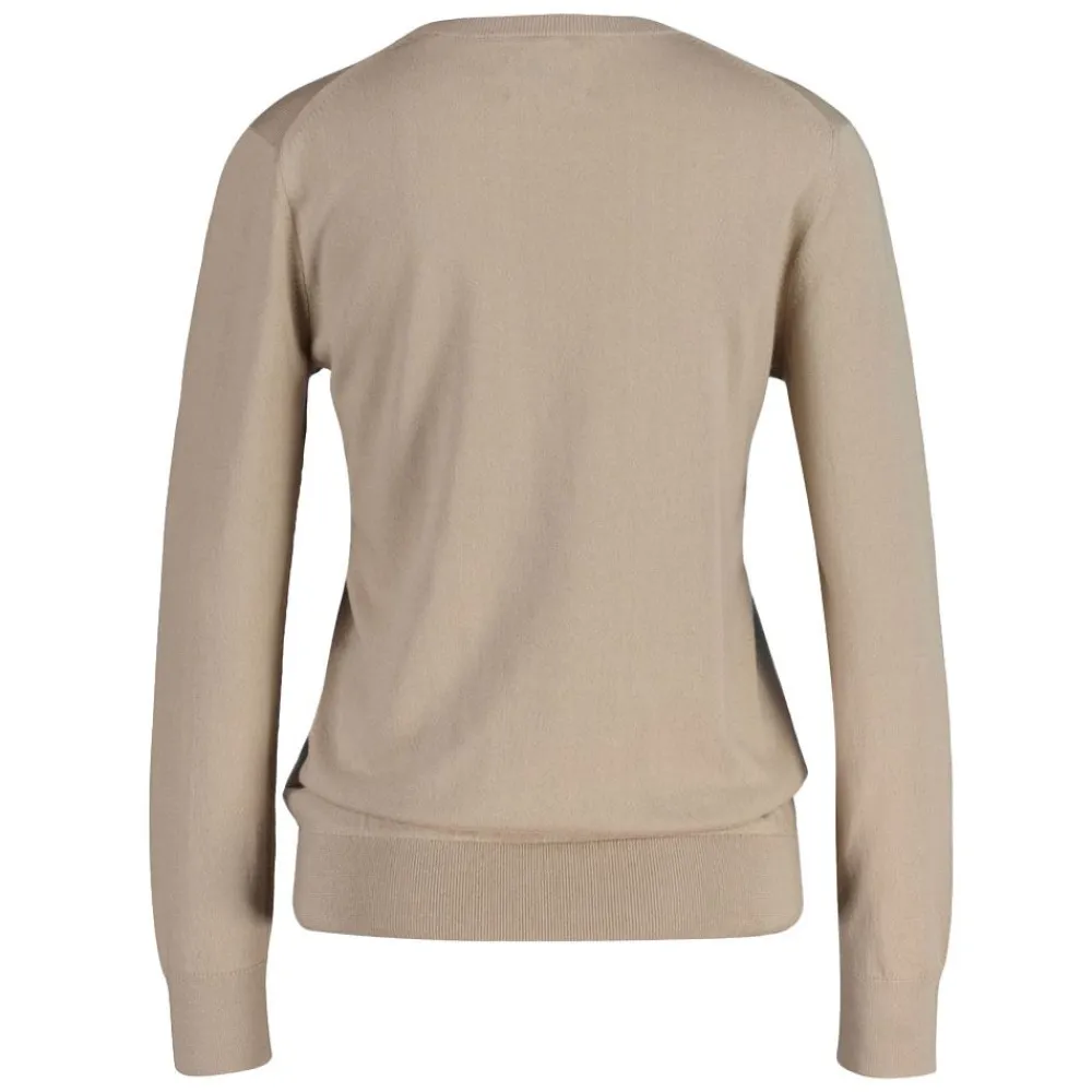New GANT Fine Knit Crew Neck Dam
