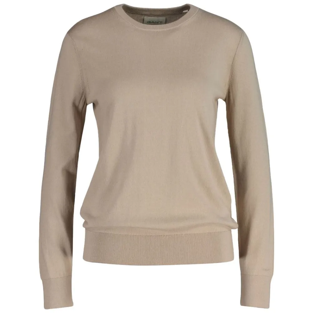 New GANT Fine Knit Crew Neck Dam