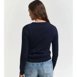 Allt Under Överdelar|Tröjor | GANT Fine Knit Crew Neck Da