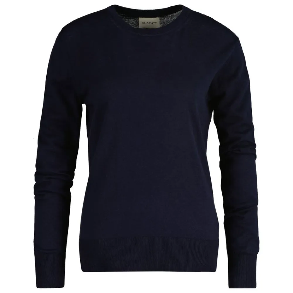 Allt Under Överdelar|Tröjor | GANT Fine Knit Crew Neck Da