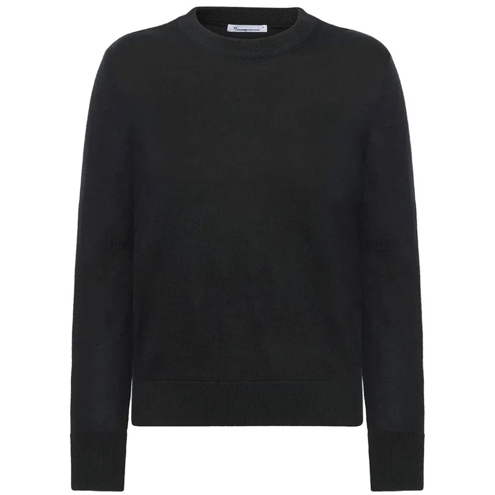 Allt Under Överdelar|Tröjor | Knowledge Cotton Fine erino Crew Neck Da