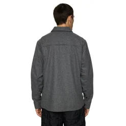 Outlet J.Lindeberg Flat Wool Overshirt Herr