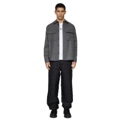 Outlet J.Lindeberg Flat Wool Overshirt Herr