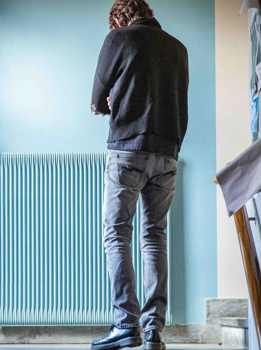 Jeans|Allt Under Nederdelar | Nudie Jeans Grim Tim Cloud Grey Herr