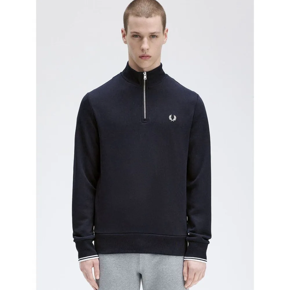 Tröjor|Allt Under Överdelar | Fred Perry Haf Zip weathirt Herr
