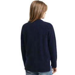 Online GANT Herringbone Detail Crew Neck Dam