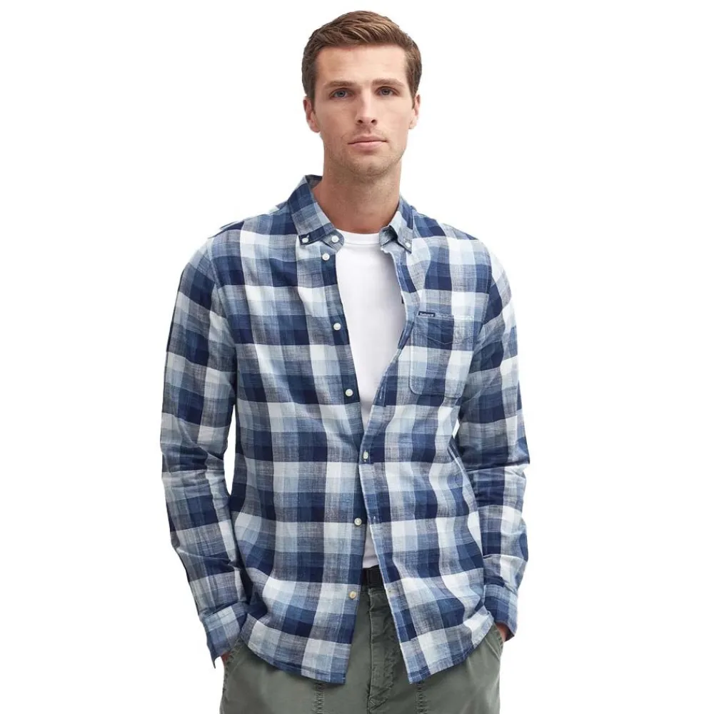Outlet Barbour Hillroad Tf Shirt Herr