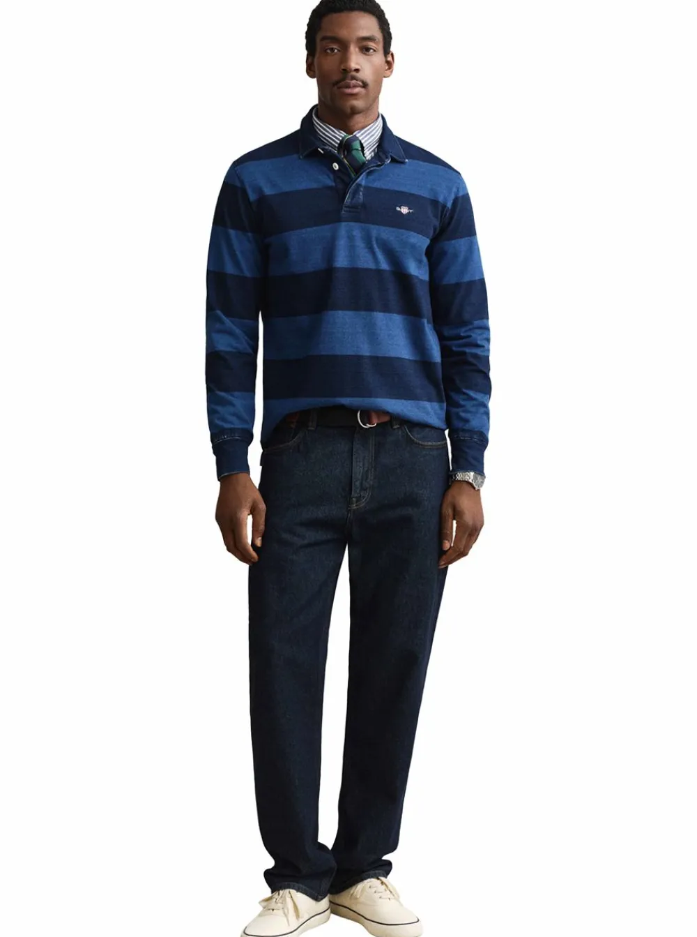 Best GANT INDIGO RUGGER HERR