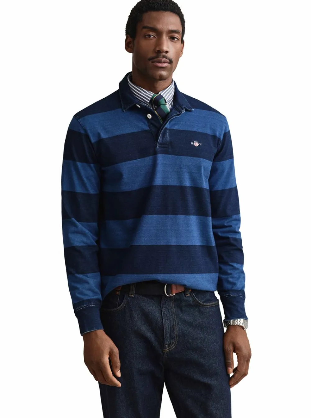 Best GANT INDIGO RUGGER HERR