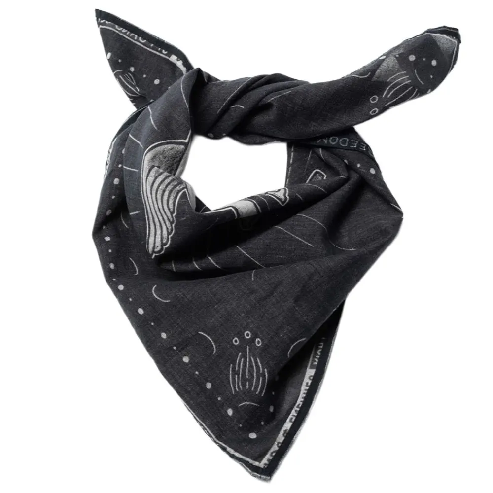 Accessoarer|Accessoarer | Nudie Jeans Ingrid Bandana Counterpoints Black
