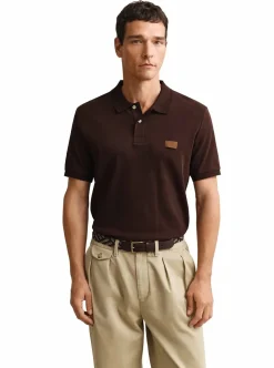 Outlet GANT INTERLOCK SS POLO HERR
