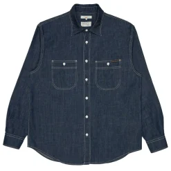 Clearance Nudie Jeans Julian Denim Shirt Rinsed Herr