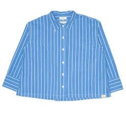 Allt Under Överdelar|Skjortor & Blusar | Nudie Jeans Jutta hirt triped Bue/Offwhite Dam