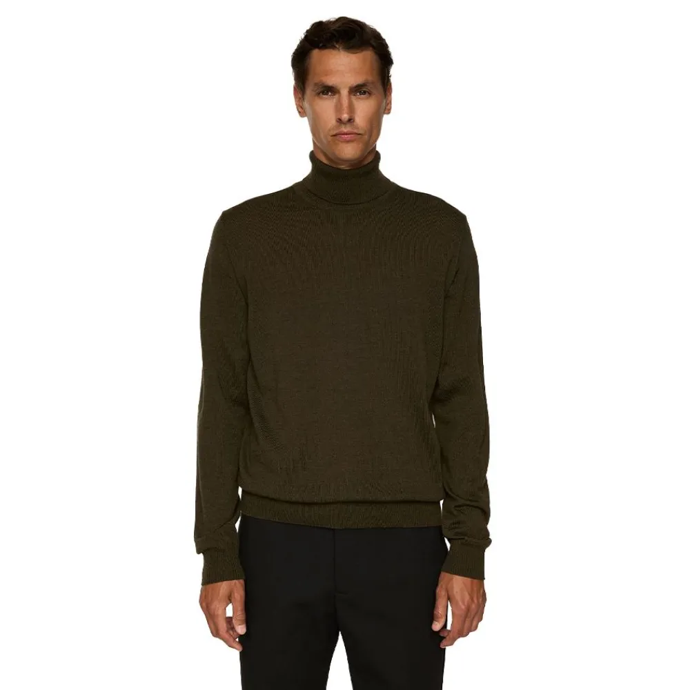 Outlet J.Lindeberg Kaden Merino Turtle Neck Herr