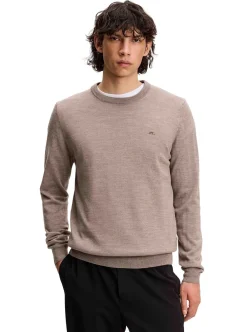 Sale J.Lindeberg Keane Merino Crew Neck Herr