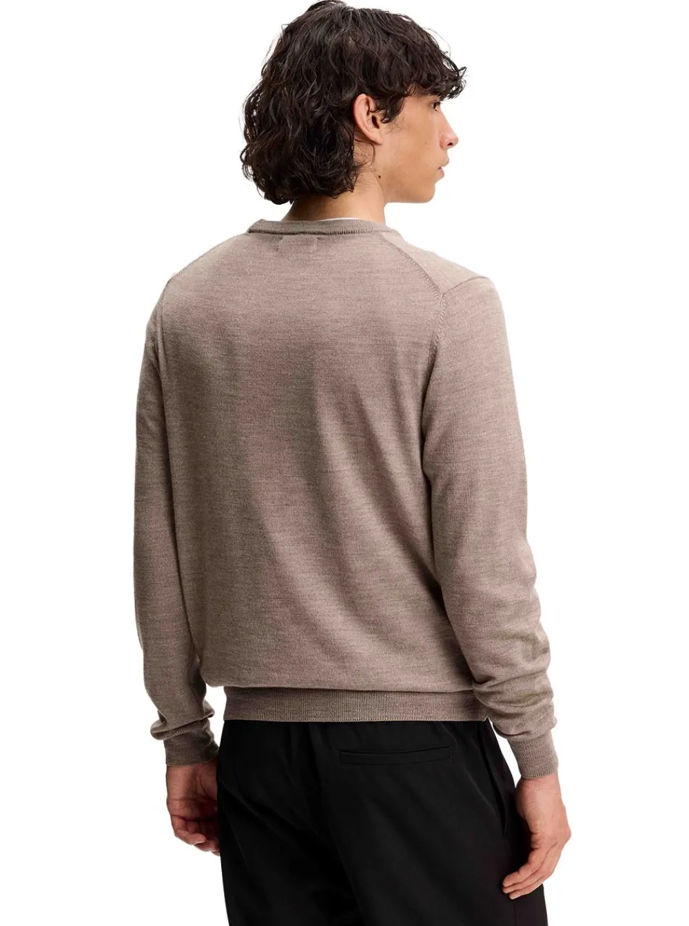 Sale J.Lindeberg Keane Merino Crew Neck Herr