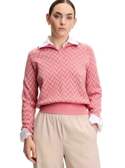 Allt Inom Golf|Golftröjor | J.Lindeberg Kerla Knitted Zip weater Da
