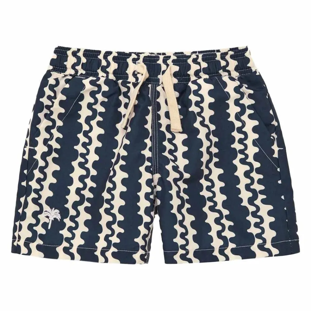 Badkläder | OAS Kids Blue Scribble Swim Shorts Junior