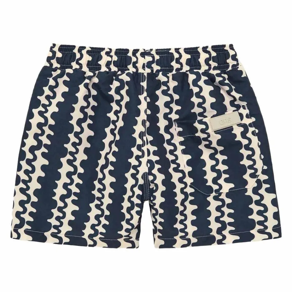 Badkläder | OAS Kids Blue Scribble Swim Shorts Junior