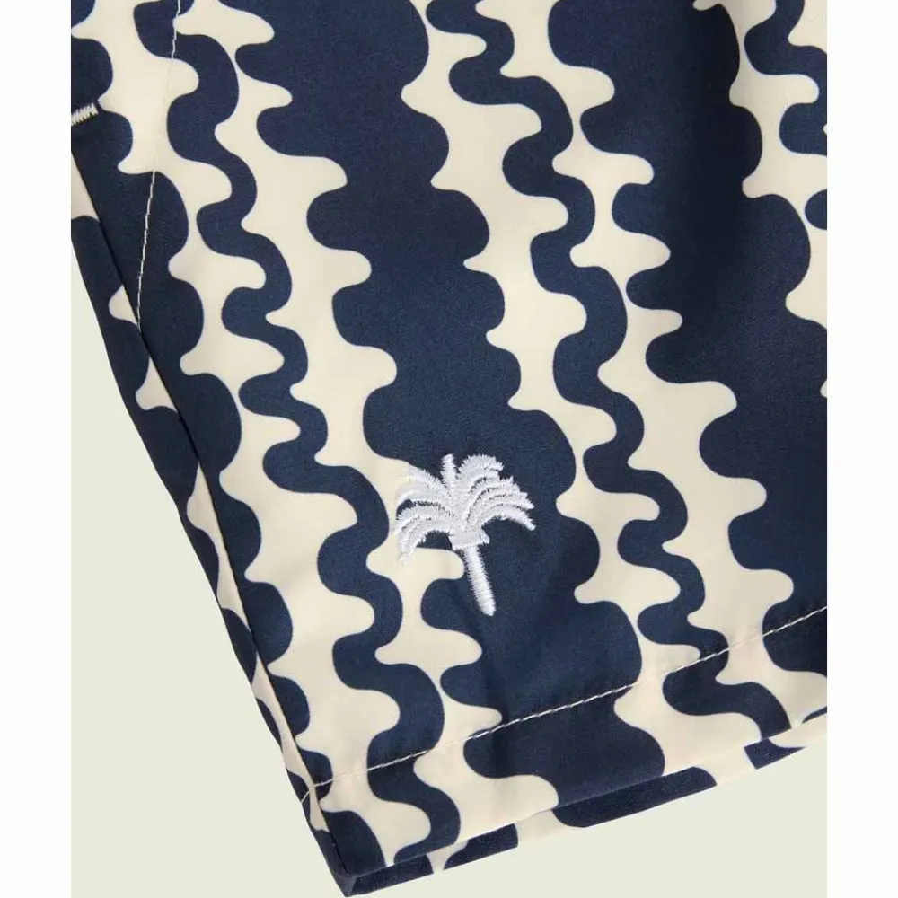 Badkläder | OAS Kids Blue Scribble Swim Shorts Junior