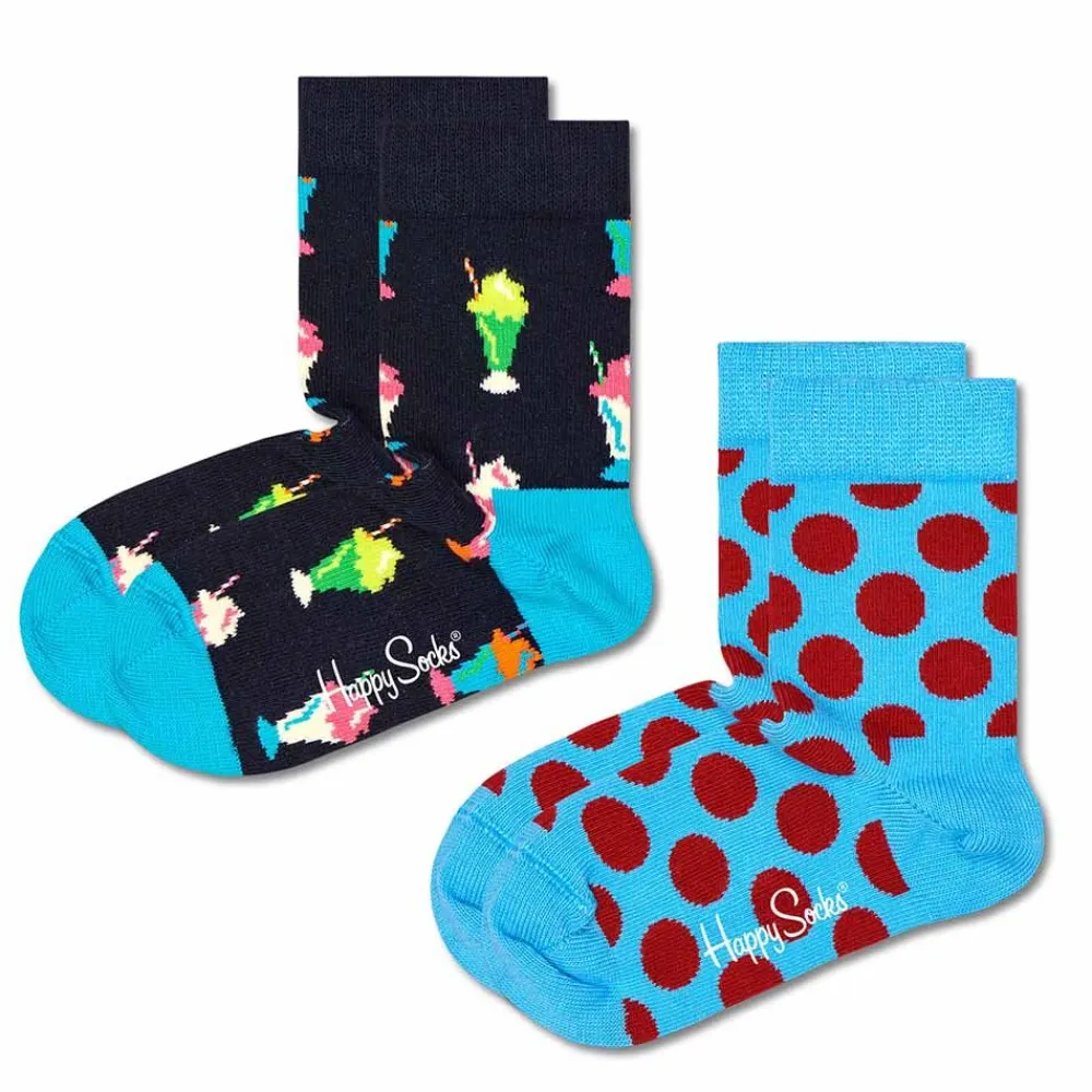 Underkläder | Happy Socks Kids Milkshake Sock 2-Pack Junior