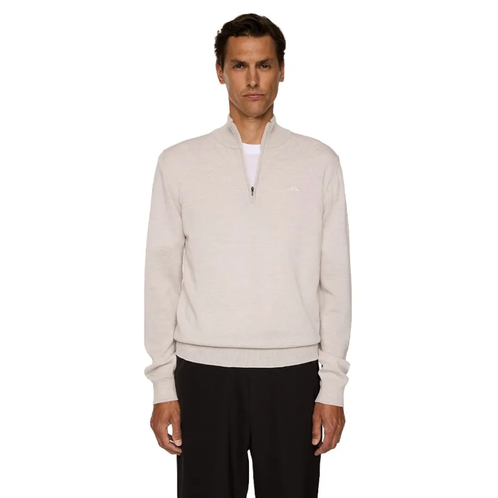 Allt Under Överdelar | J.Lindeberg Kiyan Merino Quarter Zip Herr