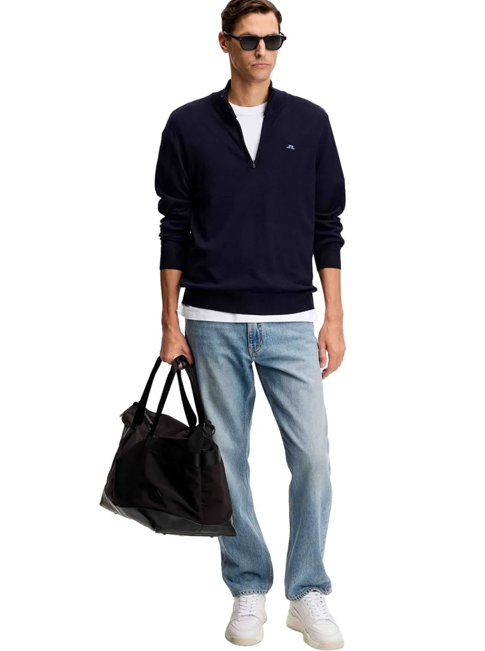 Allt Inom Golf|Golftröjor | J.Lindeberg Kiyan Quarter Zip Sweater Herr