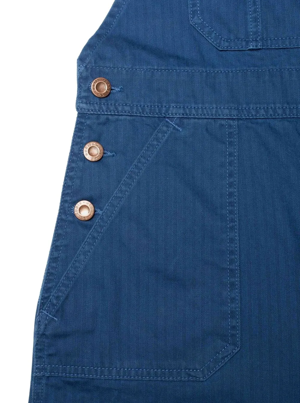 Allt Under Nederdelar|Byxor | Nudie Jeans Klara Dungaree Herringbone Da