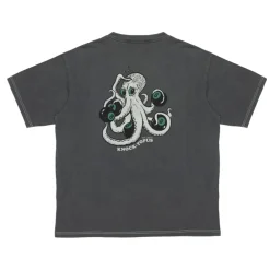 Allt Under Överdelar | Nudie Jeans Koffe Knock-Topus T-Shirt Antracite Herr