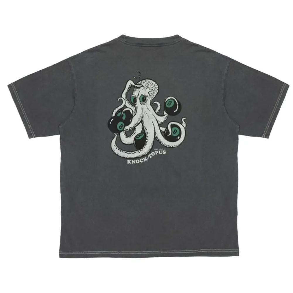 Allt Under Överdelar | Nudie Jeans Koffe Knock-Topus T-Shirt Antracite Herr