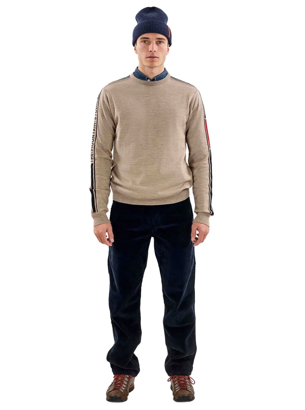 Tröjor|Allt Under Överdelar | The Mountain Studio K-4 SKI SWEATER STRIPE herr