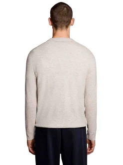 Hot Lyle & Scott Lambswool Blend Crew Neck Jumper Herr