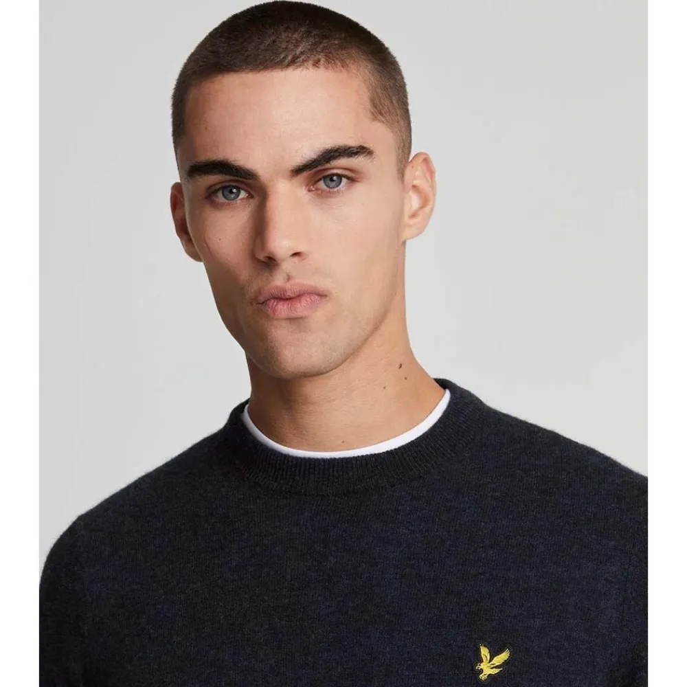 Allt Inom Golf|Golftröjor | Lyle & Scott ambswoo Bend Crew Neck Jumper Herr