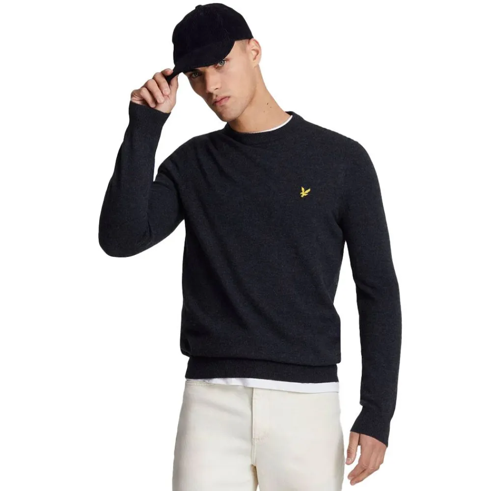 Allt Inom Golf|Golftröjor | Lyle & Scott ambswoo Bend Crew Neck Jumper Herr
