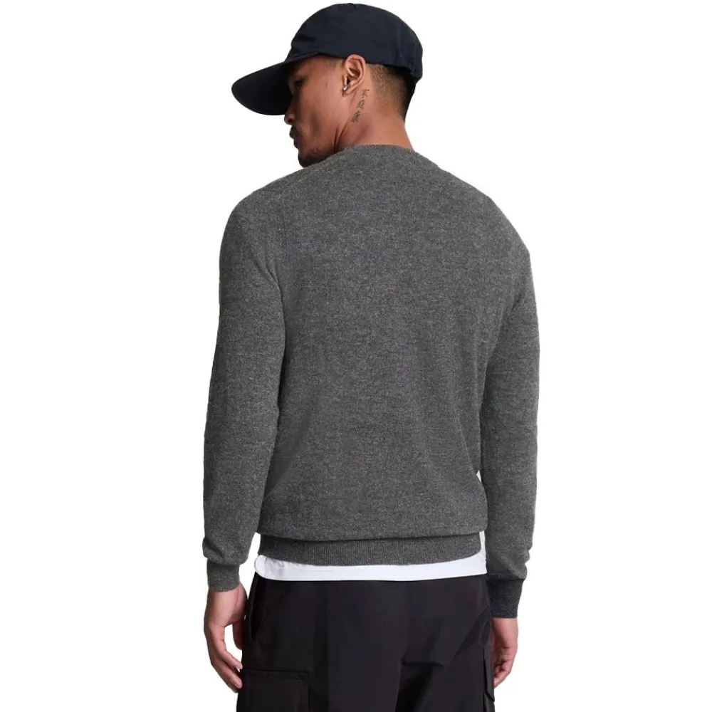 Clearance Lyle & Scott Lambswool Blend Crew Neck Jumper Herr