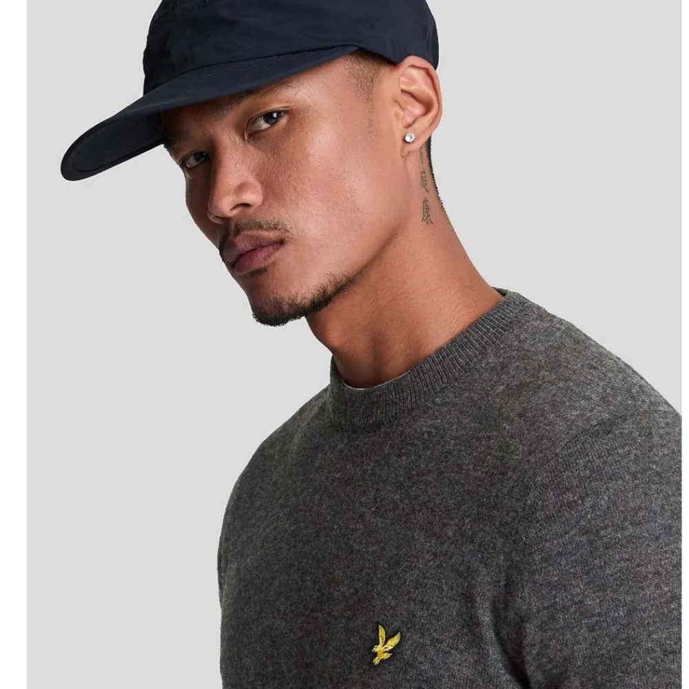 Clearance Lyle & Scott Lambswool Blend Crew Neck Jumper Herr